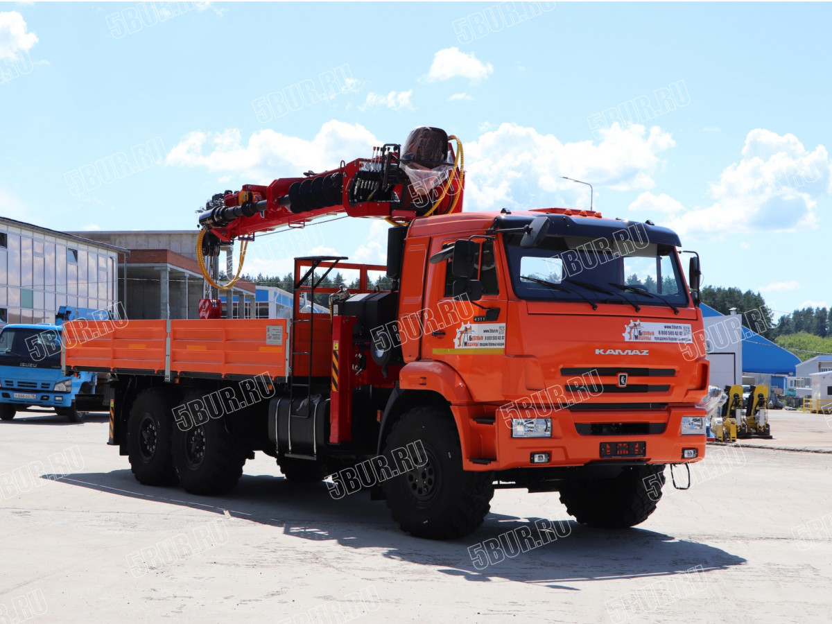 Бурильно-крановая машина КамАЗ 43118 с БКУ Taurus 086A Бурильно-крановая машина КамАЗ 43118 с БКУ Taurus 086A